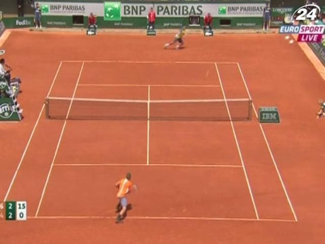 Теніс: Цонга пробився до третього кола Roland Garros