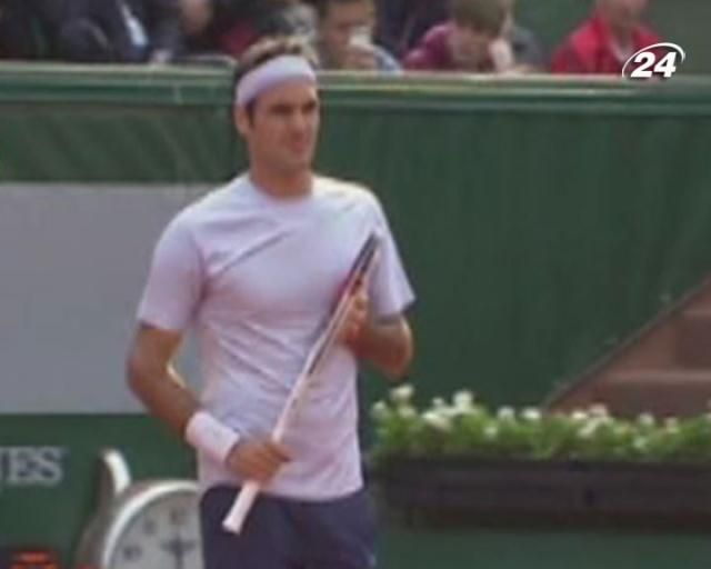 Федерер снова имеет преимущество на Roland Garros