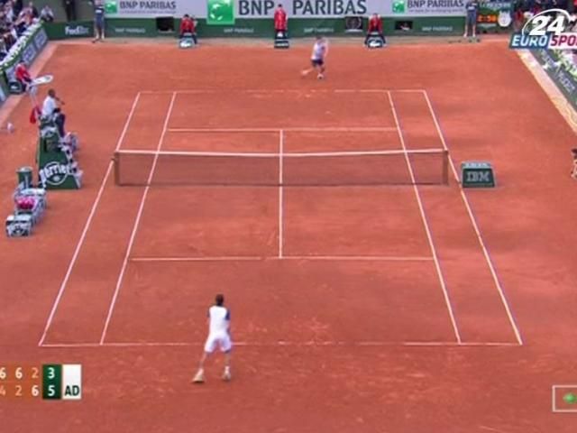 Теніс: Роджер Федерер за 5 сетів пробився до чвертьфіналу Roland Garros