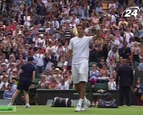 Хуан-Мартин Дель Потро преодолел второй круг Wimbledon