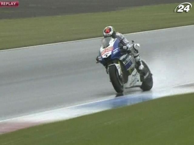 Moto GP: Хорхе Лоренсо получил травму во второй практике