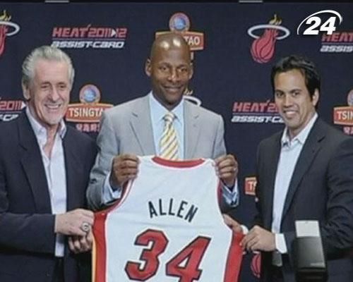 Рэй Аллен решил остаться в Miami Heat ещё на сезон