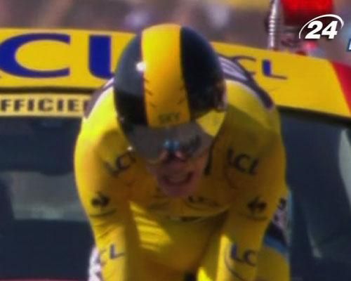 Tour de France: Кріс Фрум фінішував другим на гонці із роздільним стартом