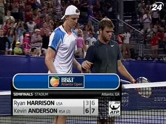 В финале теннисного турнира в Атланте сыграют Изнер и Андерсон