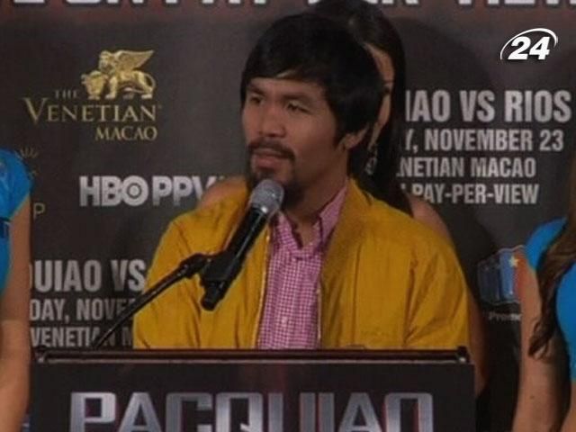 Менні Пакьяо знову зустрівся із Брендоном Ріосом Менні Пакьяо знову зустрівся із Брендоном Ріосом