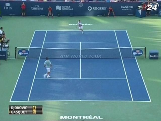 Теннис: Джокович и Надаль встретятся в полуфинале Coupe Rogers