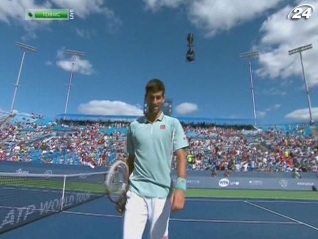 Теннис: Новак Джокович пробился в третий раунд в Цинциннати