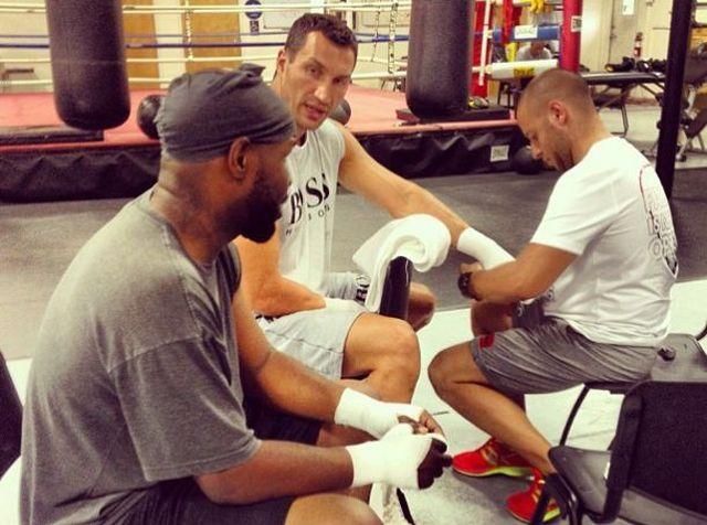 Кличко показав фото з тренувального табору Кличко показав фото з тренувального табору