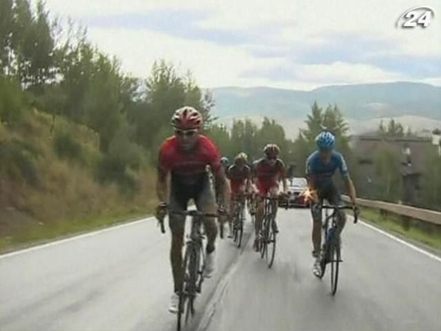 Девід Мортон втратив майку лідера на гірському етапі Девід Мортон втратив майку лідера на гірському етапі