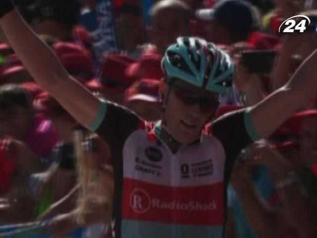 Кристофер Хорнер впервые выиграл этап гранд-тура La Vuelta