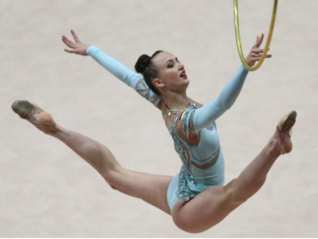Українську гімнастку "привітали" з перемогою російським гімном  