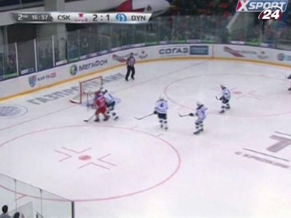 КХЛ: Московское "Динамо" потерпело первое поражение в сезоне