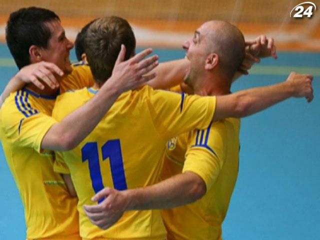 Сборная Украины по футзалу с минимальным преимуществом обыграла команду Венгрии