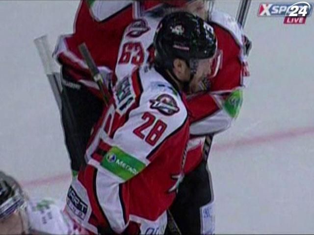 Хокеїсти "Донбаса" здобули домашню перемогу над "Югрою" Хокеїсти "Донбаса" здобули домашню перемогу над "Югрою"