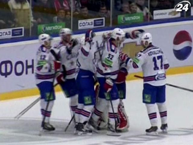 Хоккеисты СКА получили нелегкую победу над "Витязем"