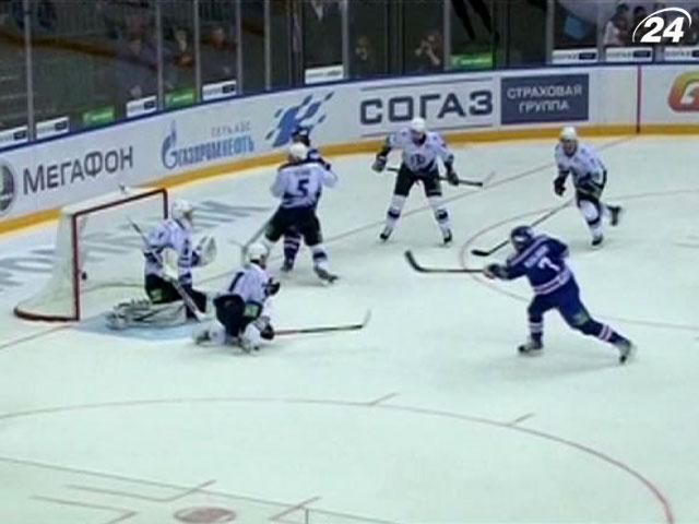 Хокеїсти СКА здобули нелегку перемогу над "Амуром"