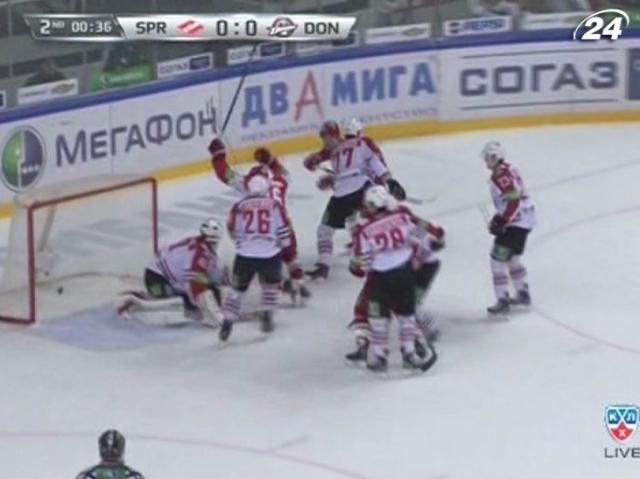 КХЛ: "Донбас" не зумів виграти п'ятого матчу поспіль КХЛ: "Донбас" не зумів виграти п'ятого матчу поспіль