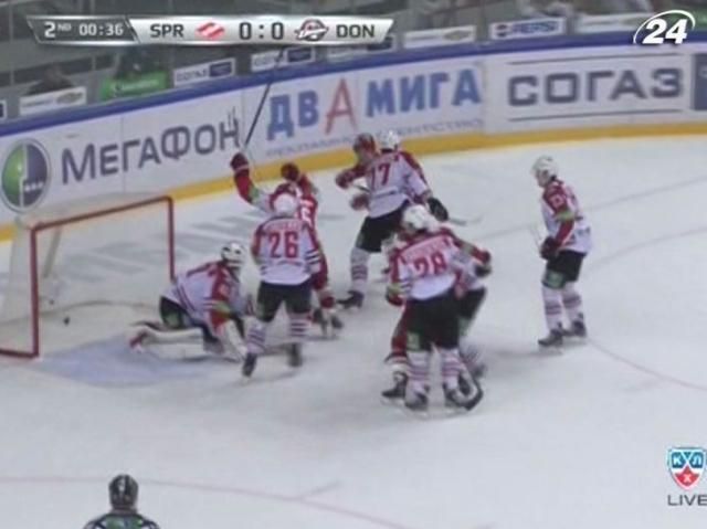 КХЛ: "Донбасс" не сумел выиграть пятого матча подряд