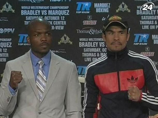Маркес и Брэдли уже готовы к встрече на ринге Маркес и Брэдли уже готовы к встрече на ринге