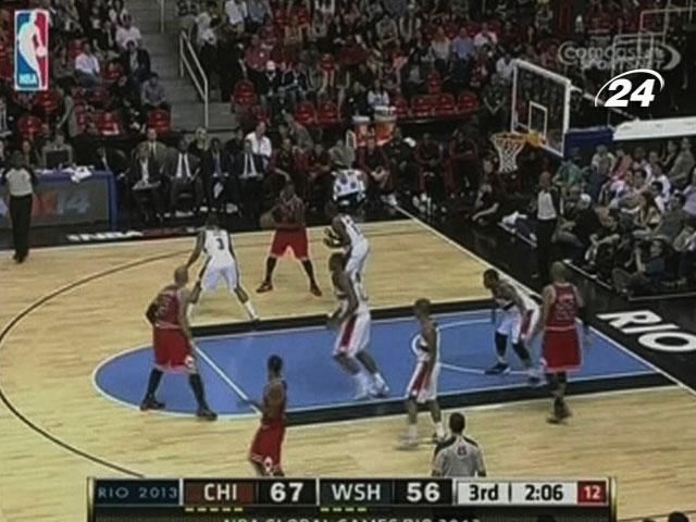 Баскетбол NBA: "Чикаго" одолело "Вашингтон" в предсезонном матче