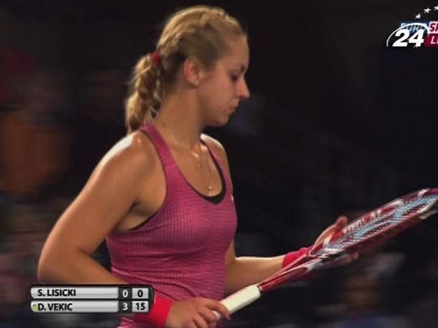 Лисицки не без проблем вышла во 2-й круга Luxembourg Open