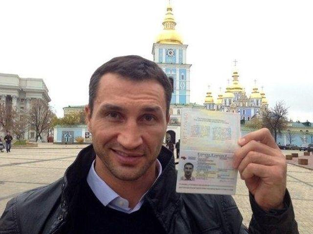 Кличко доказал, что у него украинское гражданство (Фото)