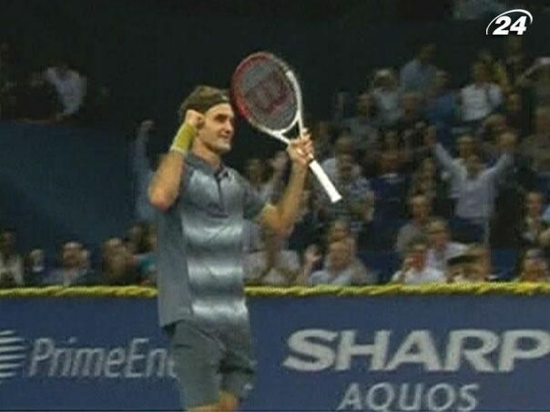 Роджер Федерер увосьме поспіль пробився до фіналу домашнього турніру