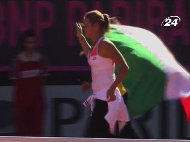 Теннисная сборная Италии завоевала кубок федерации Теннисная сборная Италии завоевала кубок федерации