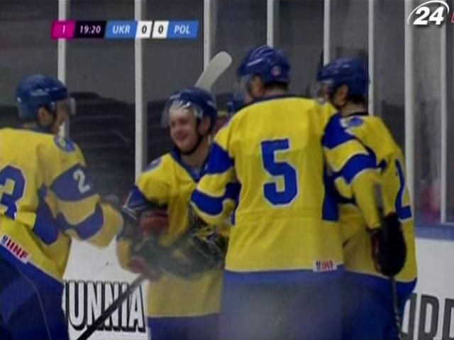 Збірна України з хокею поступилась полякам в рамках турніру Єврочелендж