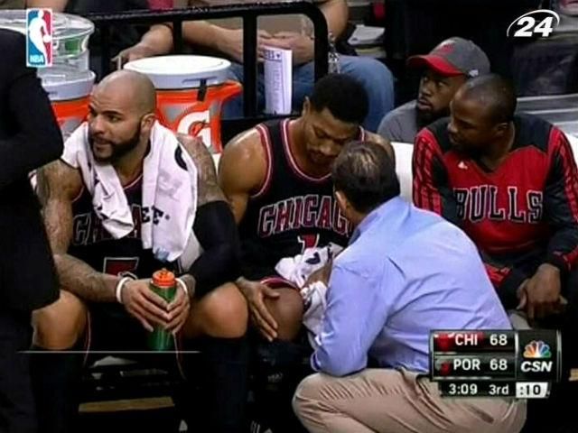 NBA. Дерік Роуз пропустить весь сезон через травму коліна NBA. Дерік Роуз пропустить весь сезон через травму коліна