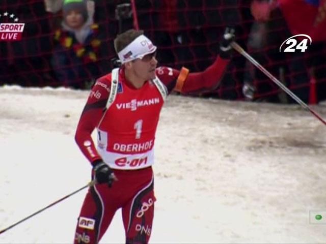 Свендсен знову тріумфував на кубку світу з біатлону