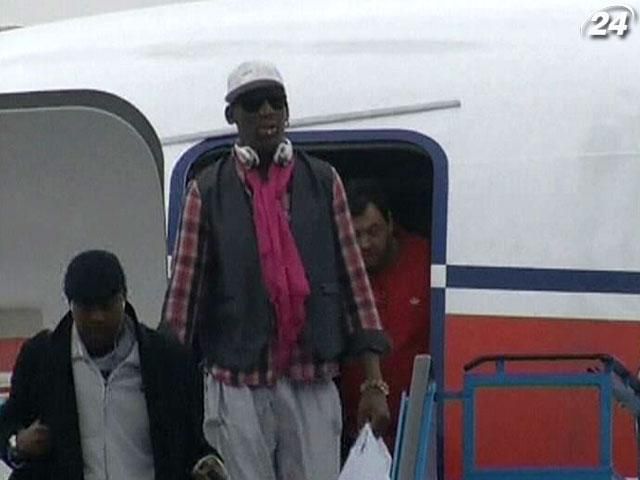 Американский баскетболист Родман прибыл с визитом в Северную Корею