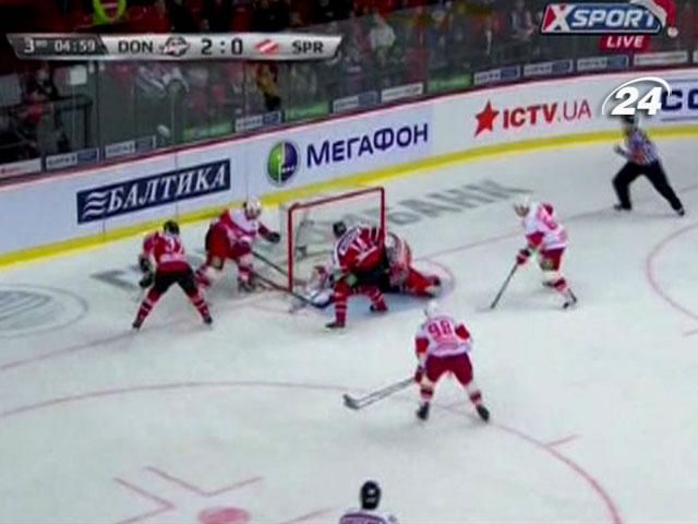 КХЛ. "Донбасс" впервые обыграл московский "Спартак" КХЛ. "Донбасс" впервые обыграл московский "Спартак"