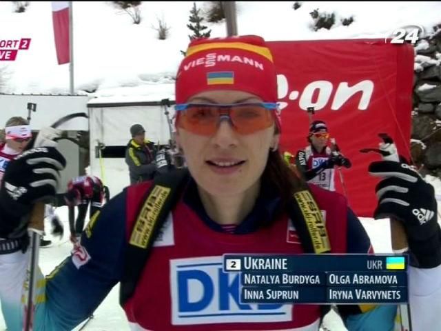 Біатлон. Збірна України фінішувала другою в заліку естафет Біатлон. Збірна України фінішувала другою в заліку естафет