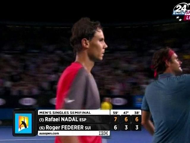Надаль стає на заваді грандіозному камбеку Федерера на Australian Open