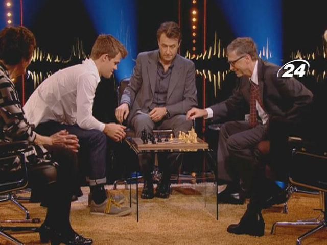 Магнус Карлсен на телешоу розгромив у шахи мільярдера Біла Гейтса