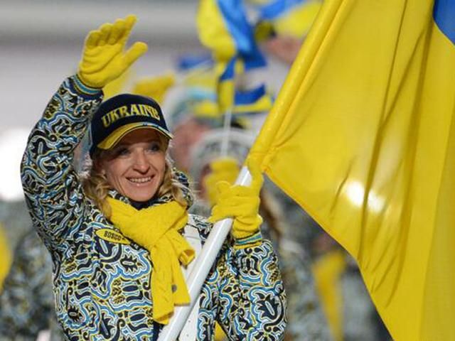Сборная Украины прошла шествием на церемонии открытия Олимпиады