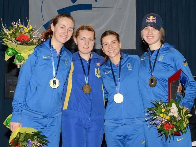 Украинские саблистки защитили свое звание сильнейшей команды планеты