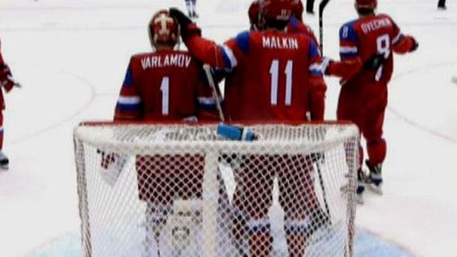 Сочі-2014: Збірна Росії з хокею не без труднощів здолала словенців
