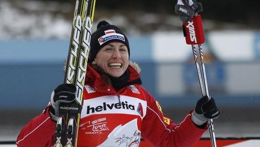 Польская лыжница завоевала "золото" Сочи-2014 с переломами костей стопы