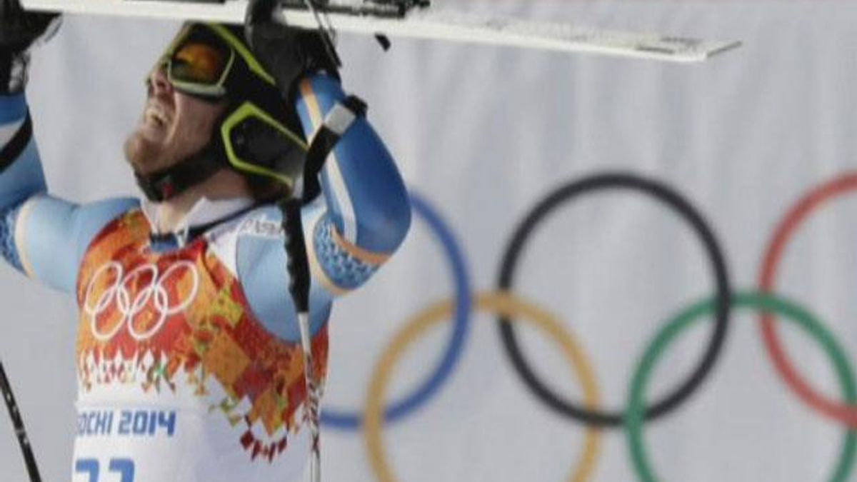 Украинский горнолыжник сумел финишировать в супер-гиганте