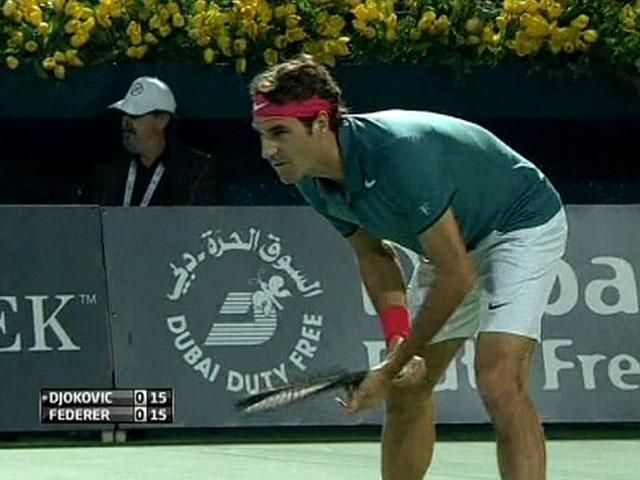 В финале теннисного чемпионата в Дубае встретятся Федерер и Бердых