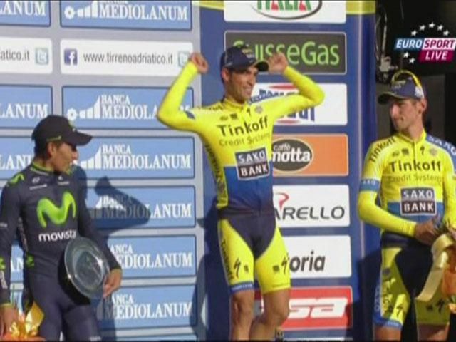 Контадор впервые в карьере выиграл Tirreno-Adriatico