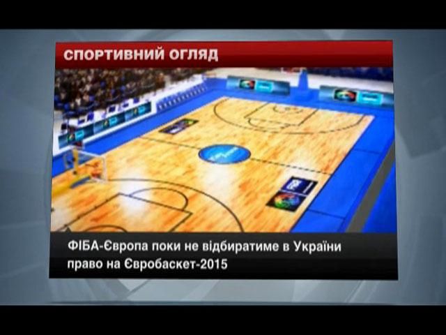 Спортивний огляд: Шанси на “Євробаскет” в Україні та футбольні новини