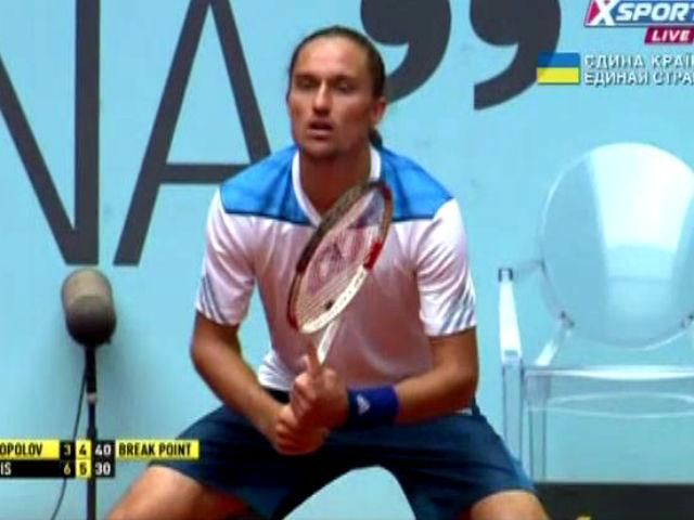 Футбол. Madrid Open. Александр Долгополов остановился во втором раунде Футбол. Madrid Open. Александр Долгополов остановился во втором раунде