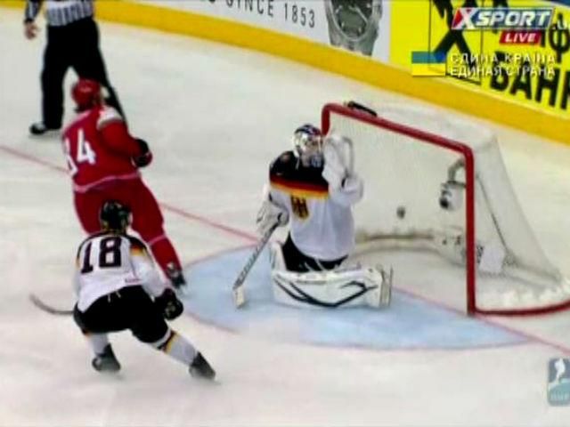 Хоккей. Беларусь получила эффектную волевую победу над командой Германии