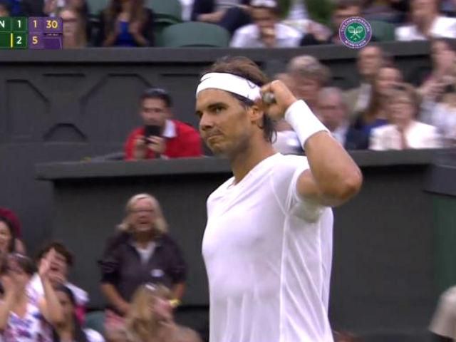 Теніс. Wimbledon. Надаль впорався у чотирьох сетах із Кукушкіним Теніс. Wimbledon. Надаль впорався у чотирьох сетах із Кукушкіним