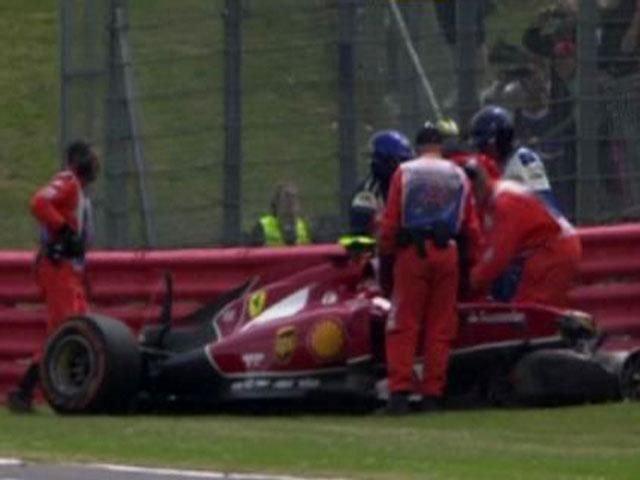 Ряйконен на "Формуле-1" избежал травм, полностью разбив болид