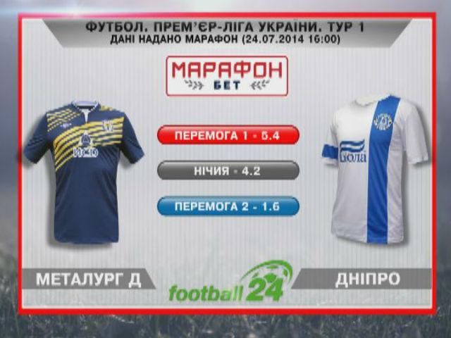 Матч дня: донецкий "Металлург" против "Днепра" Матч дня: донецкий "Металлург" против "Днепра"