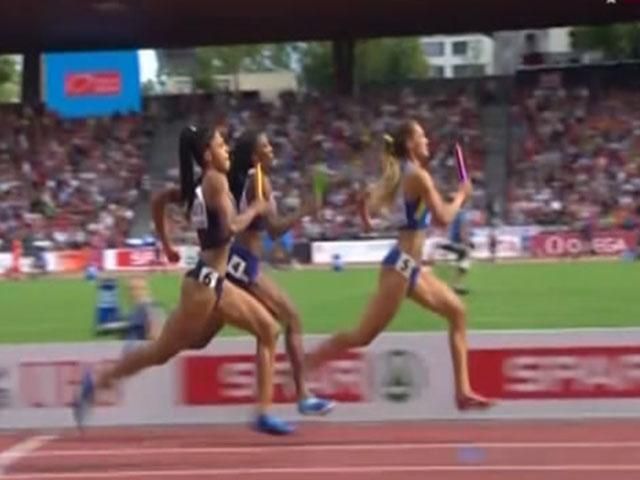 Женская сборная Украины завоевала серебряную медаль в эстафете 4х400